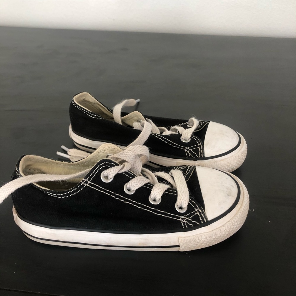 Black Converse for toddlers